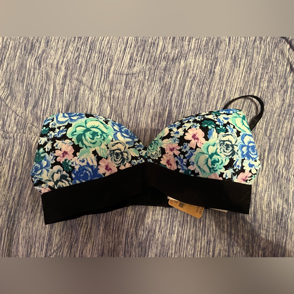 PINK wear everywhere wireless push up bra